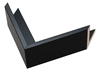 1 3/4" Matt Black Floater Picture Frame Moulding, Frame Molding. MST20101 Floater