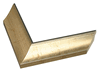 1 3/4" Silver w/Black Lip Picture Frame Moulding, Frame Molding. MST49250 Gold VI