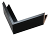 1 3/4" Studio Black Floater Picture Frame Moulding, Frame Molding. MST20103 Floater