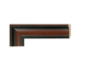 1 3/4" Traditional Walnut Picture Frame Moulding, Frame Moding. MO79737 Modern III