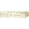 1 3/4" x 1 1/2" Rustique White Picture Frame Moulding, Frame Molding. MP4025 Modern II