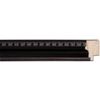 1 3/8" Black Wood Picture Frame Moulding,Frame Molding. M201083 B/W II 