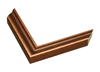 1 3/8" Dark Copper Picture Frame Moulding, Frame Molding. MST42602 Gold VI