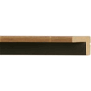 1 3/8" Gold and Red Foil Floating Picture Frame Moulding, Frame Molding. M56822810 Floater