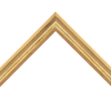1 3/8" Gold Water Gild Reverse Wood Picture Frame Moulding