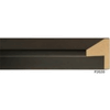 1 3/8" Matte Black Modern Float Picture Frame Moulding, Frame Molding. MUP2020 Floater
