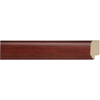 1 3/8" Satin Mahogany Picture Frame Moulding, Frame Molding.MU010486001 Modern VI