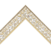 1 3/8" Silver Wood Picture Frame Molding