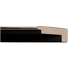 1/4" Silver Canvas Floater Picture Frame Moulding, Frame Molding. MUB2218 Floater 