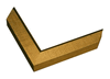1 5/16" Gold Picture Frame Moulding, Frame molding. MS4065 Gold VII