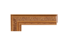 1 5/8" Embossed Gold Picture Frame Moulding, Frame Molding. MO79000 Gold IV