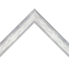 1 5/8" Silver and Cobalt Scoop Picture Frame Molding