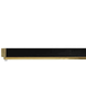1 9/16" BLACK RUSTIC W/ GOLD TOWN & COUNTRY MOULDING