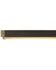 1 9/16" BROWN RUSTIC W/ GOLD TOWN & COUNTRY MOULDING