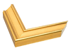 2 1/16" Gold Picture Frame Moulding, Frame Molding. MST45722 Gold VI