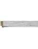 1 9/16" White Rustic w/ SilverTown & Country  MOULDING