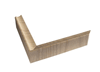 1" Beige Picture Frame Moulding,  