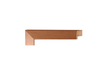 1" Contemporary Bronze Picture Frame Moulding, Frame Molding. MO80408 Gold V
