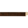 1" Dark Walnut Burl Veneer Picture Frame Moulding, Frame Molding. M3333438 Modern II