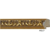 1" Gold Ornate Picture Frame Moulding. Frame Molding.MUH517 Gold IX