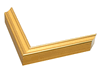 1" Gold Picture Frame Moulding, Frame Molding. MST44722 Gold VI