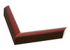 1" Mahogany Picture Frame Moulding, Frame Molding. MST321134 Modern III