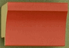 1" Red Scoop Picture Frame Moulding, Frame molding. MC8453 Color II