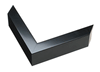 1" Semigloss Black Shadow Box Picture Frame Moulding, Frame Molding. MST54703 B/W II