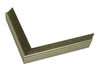 1" Silver w/Dark Brown Patina Picture Frame Moulding, Frame molding. MST41801 Gold VI