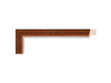 1" Walnut Wood Picture Frame Moulding, Frame Molding. MO833553 Modern VI 