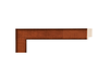 1" Walnut Wood Picture Frame Moulding, Frame Molding. MO83556 Modern VI