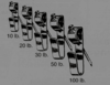 10 LB Zinc Courtesy Hangers , Picture Frame Hangers 100 bag