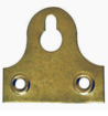 100 of Brass Plated Museum Hanger 2" x 2"