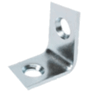 100 of L Bracket 1" x 1" Zinc Plated Steel