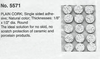 1000 Cork Bumper Self Adhesive, 
