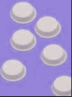 1000 White Rubber Bompons,Adhesive Rubber Pads Made in USA