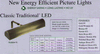 14" Classic  Traditional LED Picture Light