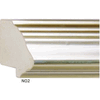2 1/2" Contempo Silver Leaf Picture Frame Moulding. Frame Molding.MUNO2 Gold VII