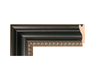 2 1/2" Contemporary Black Picture Frame Moulding,Frame Molding. MO79319 B/W II 