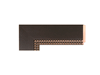 2 1/2" Dark Brown Picture Frame Moulding, Frame Molding. MO80616 B/W I