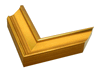 2 1/2" Gold Picture Frame Moulding, Frame Molding M45822 GI