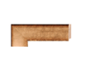 2 1/8" Bronze Picture Frame Moulding, Frame Molding. MO80813 Gold V