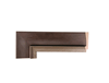 2 1/4" Contemporary Walnut Picture Frame Moulding, Frame Molding. MO80678 B/W I