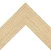 2 1/4" Oak Veneer Panel Picture Frame Molding Beige, Light Wood
