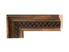 2 1/8" Black and Gold Picture Frame Moulding, Frame Molding MO80588 GII
