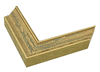 2 1/8" Rustic Ivory Picture Frame Moulding, Frame molding. MST80142 Gold VI