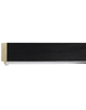 2 3/4" BLACK RUSTIC W/ SILVER TOWN & COUNTRY MOULDING