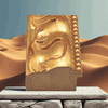 2 3/4" Gold Italian Wood Frame Molding