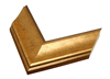 2 3/4" Rich Gold with Dark Accent Picture Frame Moulding, Frame Molding. MST41312 Gold VI