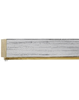 2 3/4" White Rustic w/ Gold Town & Country  MOULDING